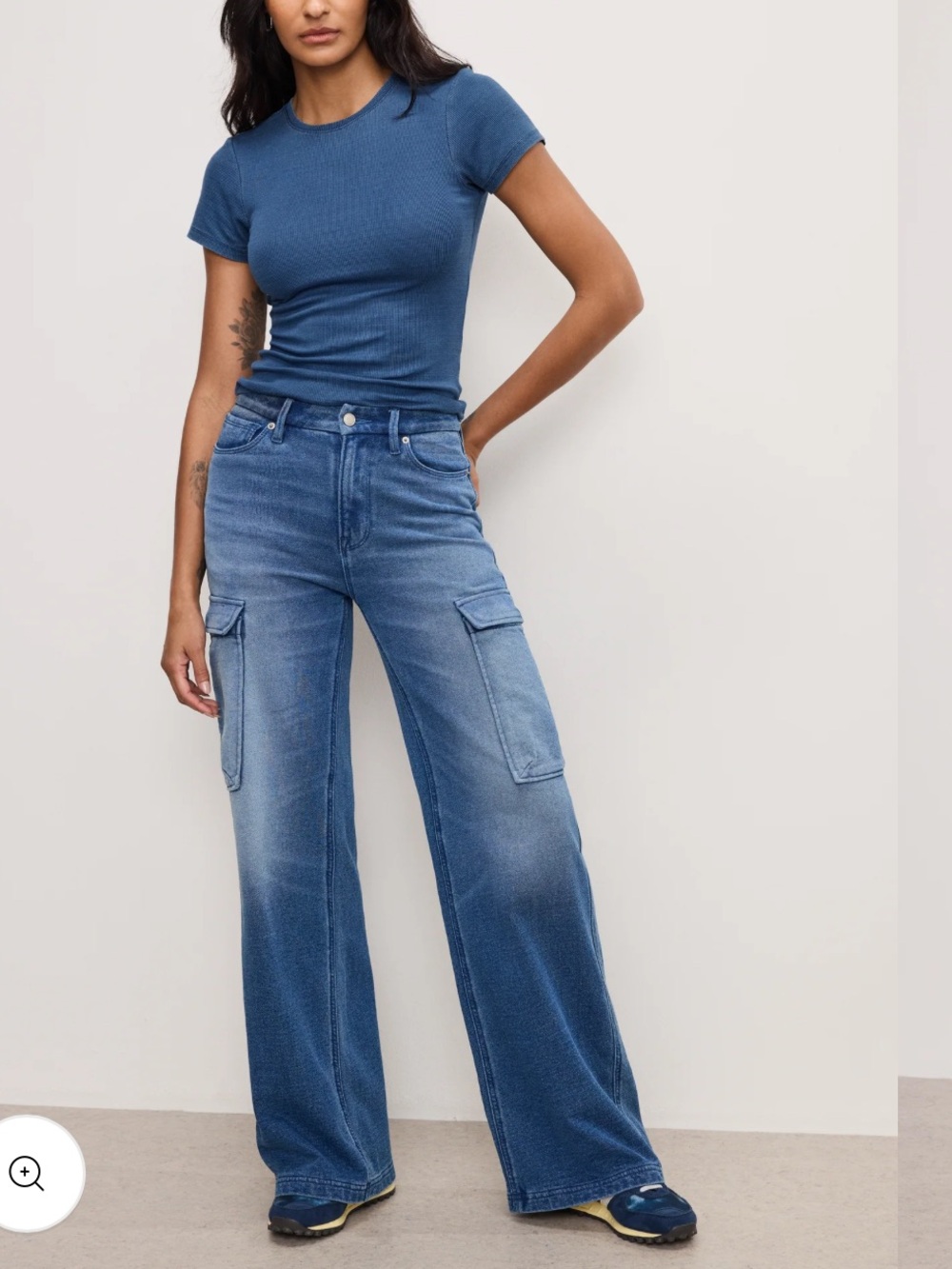 Good American jeanius good skate cargo pants